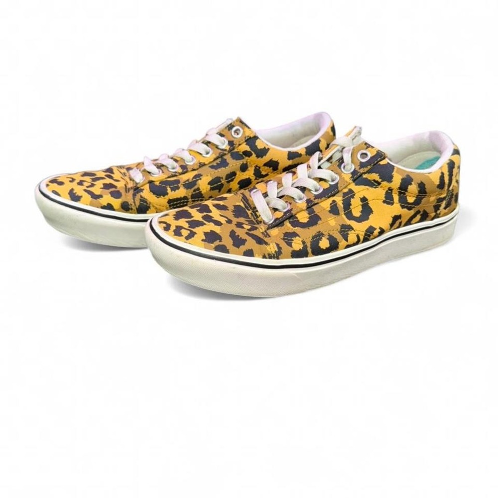 VANS‎ OFF THE WALL LEOPARD CHEETAH SKATER SHOES UNISEX MENS 7/LADIES 8.5 - Picture 3 of 8